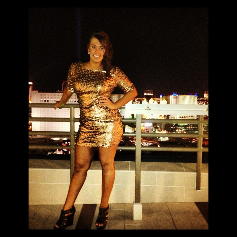 GB ✨Sexy Gold Dress ✨ Sparkly